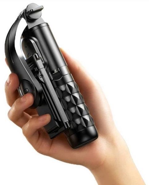 Селфі-палка трипод Rtako Q10R Mini Clip selfie stick Black 020 фото