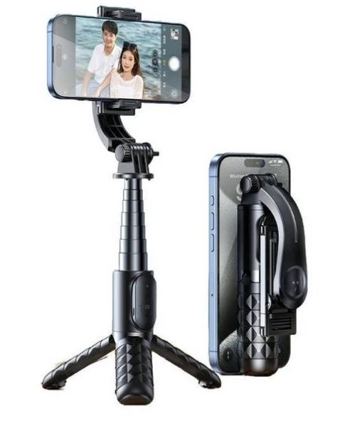 Селфі-палка трипод Rtako Q10R Mini Clip selfie stick Black 020 фото